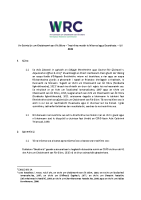 Treoirlínte maidir le Mionnaí agus Dearbhaisc - WRC Witness Guidelines front page preview
                  